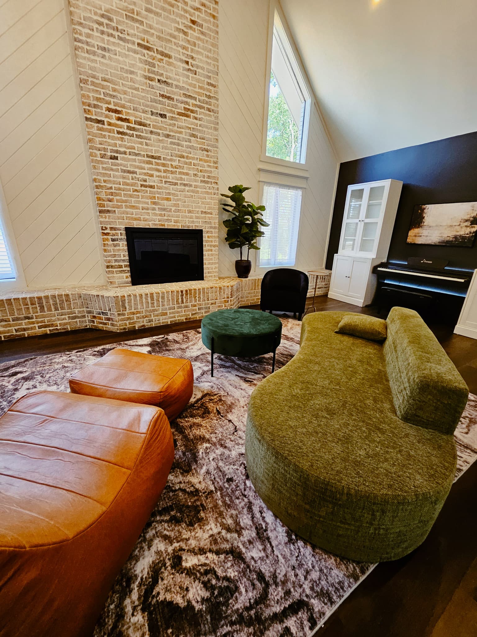 Elegant boudoir studio interior details